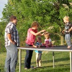 Family trampoline time!