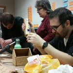 gluing houses together