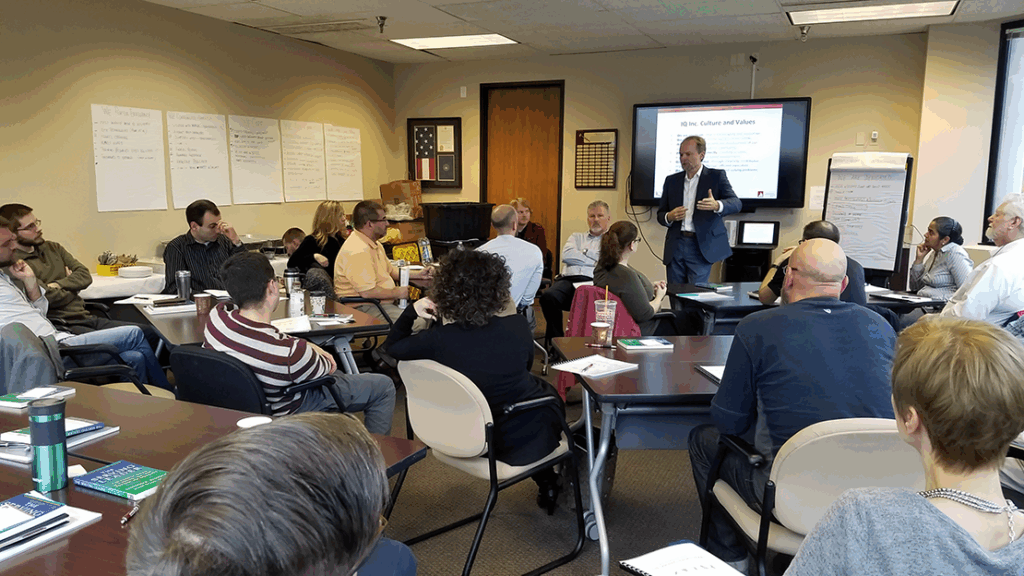 IQ inc at The Serving Leader leadership training