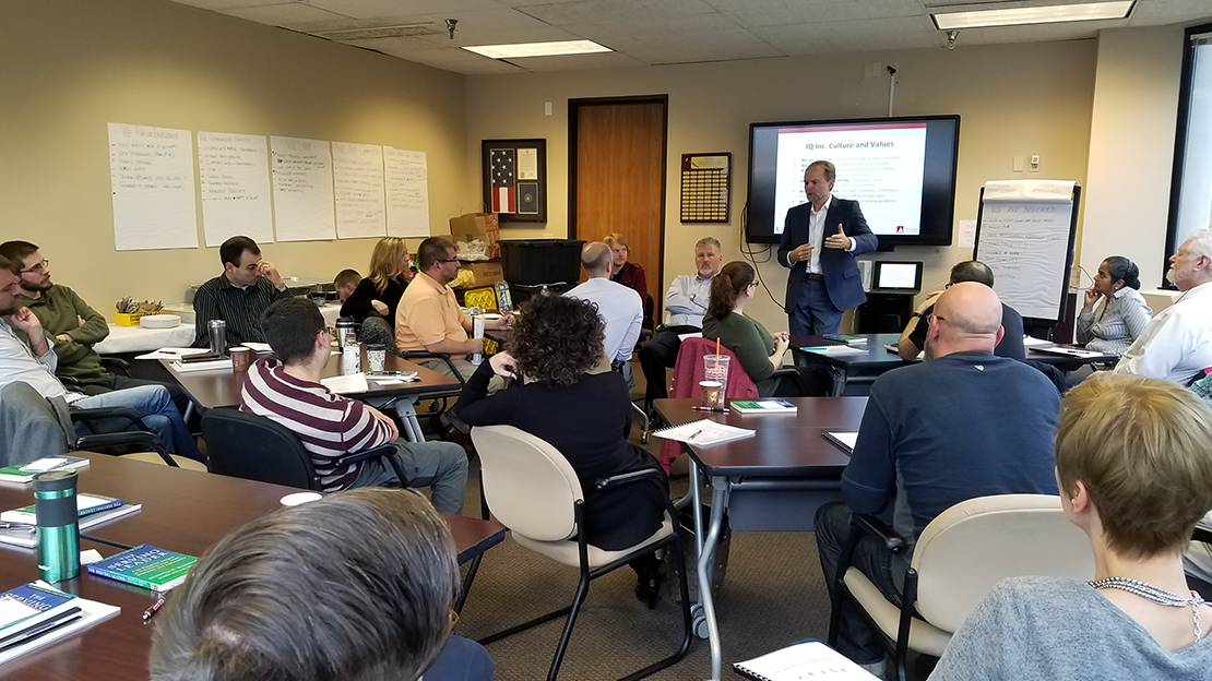 IQ inc at The Serving Leader leadership training