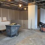 unfinished office area