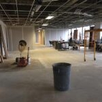 unfinsihed office area