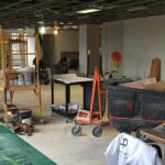 large area under construction