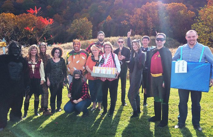 IQ Inc. employees dressed up for Halloween 2016!